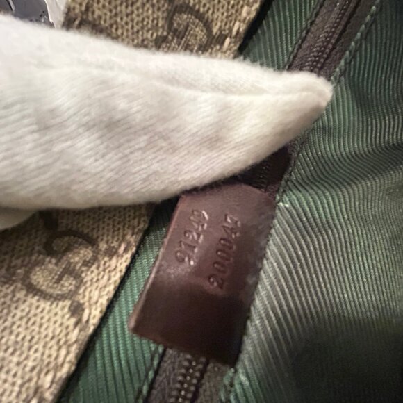 Gucci Canvas & Leather Vintage Monogram Tote - Picture 11 of 12